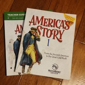 Set - America's Story 1 by MasterBooks Curriculum, Student & Teacher